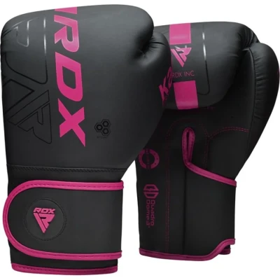 Afbeelding van RDX Sports F6 Kara Bokshandschoenen Boxing Gloves Training Vechtsporthandschoenen Boksen Roze Mat 10 oz