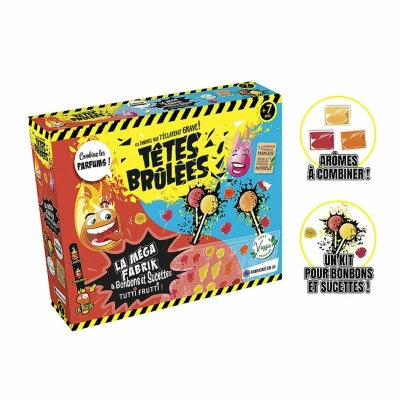 Afbeelding van SILVERLIT Brutale hoofden 54037 maak snoep en lolly&#039;s volgens Tutti Frutti natuurlijke aroma&#039;s, kleurstoffen geleermiddelen vanaf 7 jaar meerkleurig