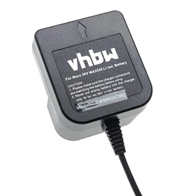 Afbeelding van vhbw Oplader compatibel met Worx WA3536 Li Ion gereedschapsbatterijen