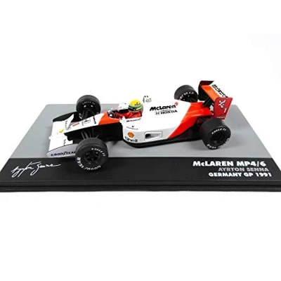 Afbeelding van OPO 10 Ayrton Senna McLaren MP4/6#1 World Champion Formule 1 1991 1:43 Altaya (714)