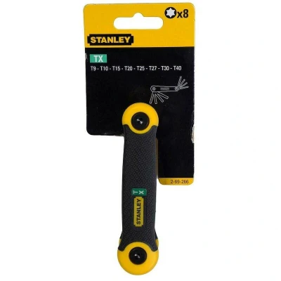 Image de STANLEY 2 69 266 Jeu de clés à douilles Torx 8 pièces