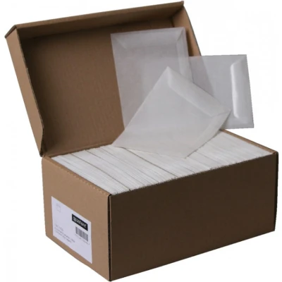 Afbeelding van Envelop Quantore loonzak 95x145 50gr pergamijn 1000stuks