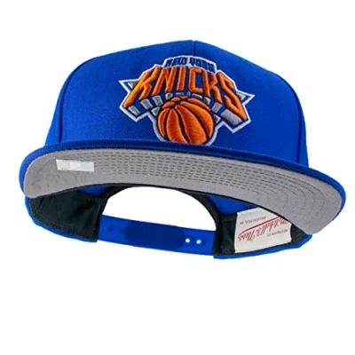 Afbeelding van Mitchell &amp; Ness Team Ground 2.0 Snapback Uniseks Baseball Cap (1 stuk), Blauw New York Knicks, Eén maat