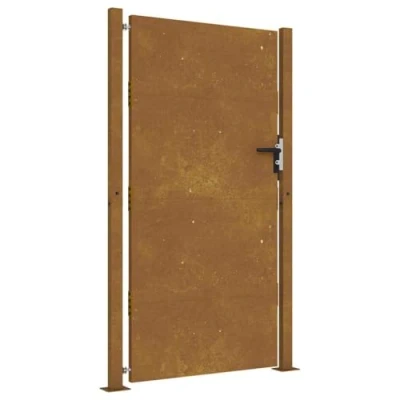 Afbeelding van vidaXL Poort 105x205 cm cortenstaal