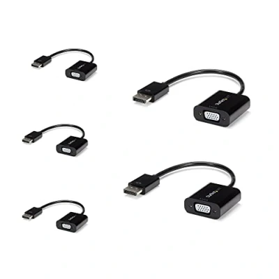 Afbeelding van Adapter DisplayPort naar VGA Startech DP2VGA3X5 Zwart