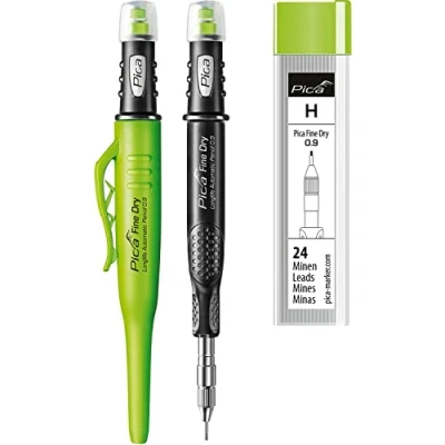 Afbeelding van vasalat Pica Fine Dry 7070 diepgatmarker 0,9 + 24 vullingen grafiet H 7050