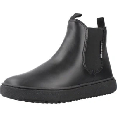 Afbeelding van Geox J Theleven Boy, Enkelboot voor jongens, zwart.