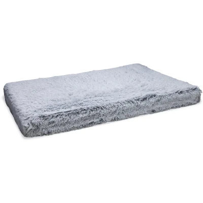Afbeelding van Beeztees Siba Orthopedisch Hondenkussen Pluche Grijs 120x80x10 cm