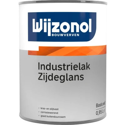 Afbeelding van Wijzonol Industrielak Zijdeglans 1 liter Kunststof &amp; metaal verf