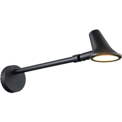 Afbeelding van Elstead Lighting LED Wand Buitenlamp Selma 16W 3000K 2240Lm 830 Dimbaar Black