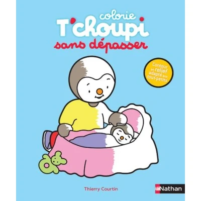 Image de Colorie T&#039;choupi sans dépasser Contour en relief adapté aux tout petits