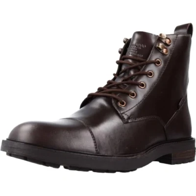 Afbeelding van Levi&#039;s Emerson 2.0 Veterboots, Heren, Maat: 44, Dark brown Leer
