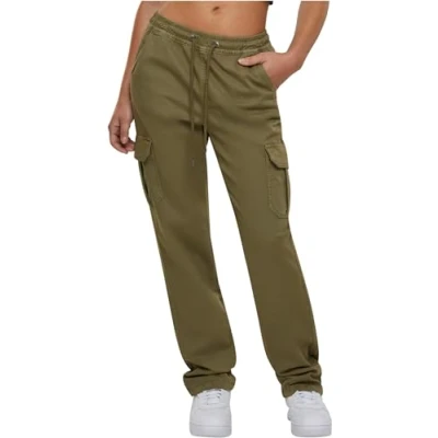 Afbeelding van Urban Classics HIGH Waist Cargobroek, Dames, Maat: 46, Tiniolive