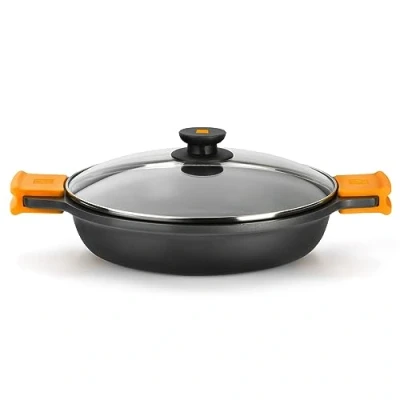 Afbeelding van Kookpot BRA Braisogona_A270536 (36 cm) Zwart Metaal aluminium Gehard Gegoten aluminium...