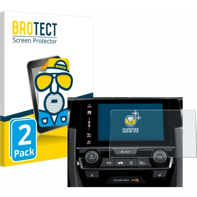 Afbeelding van BROTECT Screenprotector voor Honda Civic 2020 Infotainment System Folie Beschermfolie matte (2 Stuks)