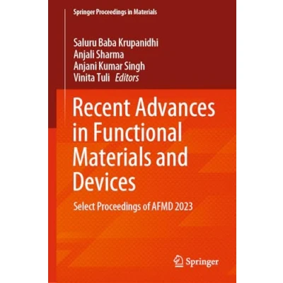 Afbeelding van Springer Proceedings in Materials Recent Advances Functional and Devices