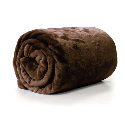 Afbeelding van Unique Living Enzo plaid 130x180cm Bison Brown