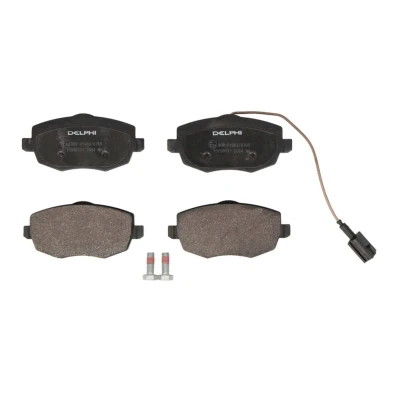 Afbeelding van DELPHI LP2064 Remblokkenset Incl. slijtage waarschuwingscontact Met anti kreukplaat toebehoren LANCIA: Ypsilon II