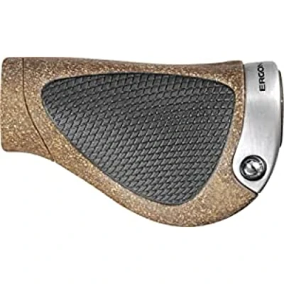 Afbeelding van Ergon GP1 BioKork Handvatten Gripshift, bruin/zwart Diameter Large