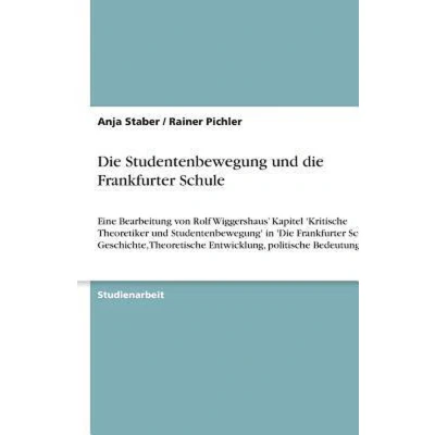 Afbeelding van die Studentenbewegung und Frankfurter Schule