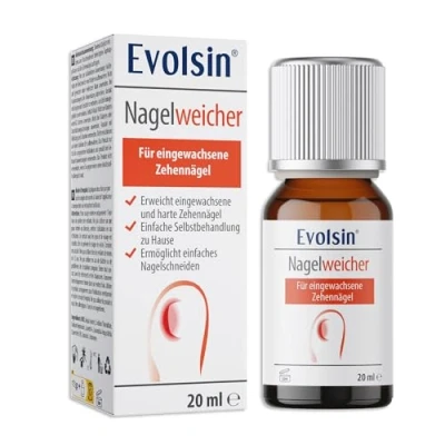 Afbeelding van Evolsin zachte en effectieve oplossing voor ingegroeide nagels, alkalische formule elastische eenvoudig te gebruiken met applicator