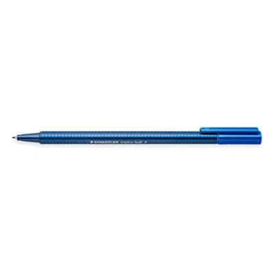 Afbeelding van Staedtler Triplus Ball 437 F balpen, fijne punt, blauw