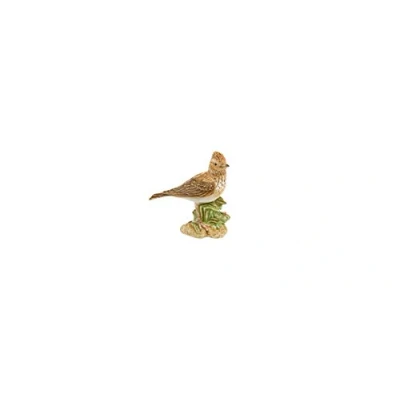 Afbeelding van Goebel Vogels Decoratief beeld / figuur Vogel van het Jaar 2019 Veldleeuwerik Porselein 10cm