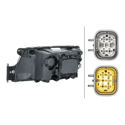 Afbeelding van Hella Koplamp Man TGX 07 Rechts z/lhr H7 incl Dagrijverlichting 1EH 354 987 041