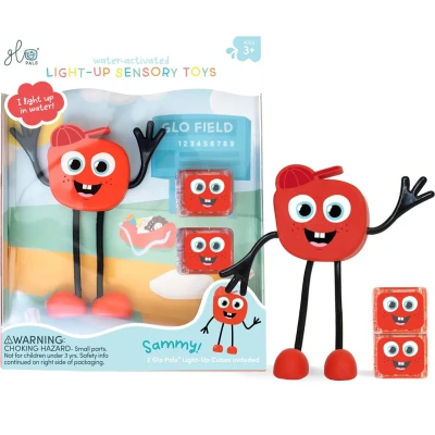 Afbeelding van Glo Pals Light Up Sensory Toy Rood Sammy