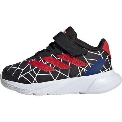 Afbeelding van adidas Performance Duramo Spiderman EL I Hardloopschoenen competitie voor kinderen, Maat: 19, Core black/better scarlet/ftwr white