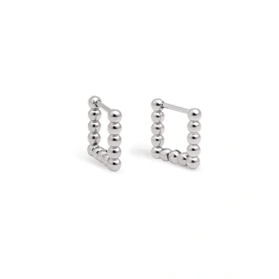 Afbeelding van Singularu MILA DOTS Oorbellen silvercoloured, Dames, Maat: One Size, Silver coloured