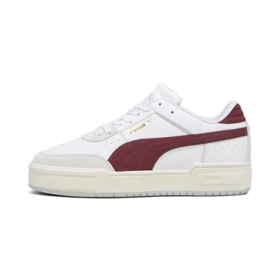 Afbeelding van Puma CA PRO Sport MIX Unisex Sneakers laag, Maat: 46, White/feather gray/dark jasper Leer en imitatieleer
