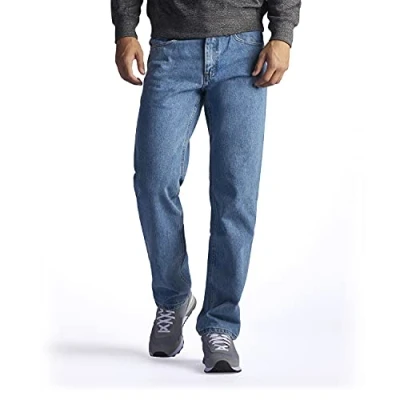Image de Lee Jean coupe droite pour homme, beige clair, 33W / 30L