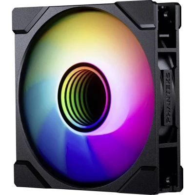 Afbeelding van Phanteks M25 Gen2 PWM omgekeerde luchtstroom D RGB ventilator 120mm, Zwart (120 mm), PC ventilator,