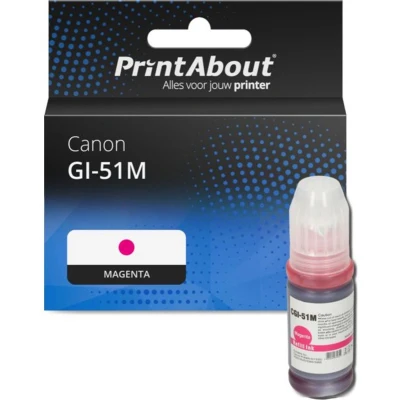 Afbeelding van Huismerk Canon GI 51M Inktcartridge Magenta