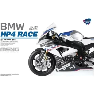 Afbeelding van 1:9 MENG MT004S BMW HP4 Race Motor Pre Colored Edition Plastic Modelbouwpakket