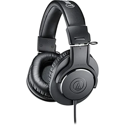 Afbeelding van Audio Technica M20x Professionele studiohoofdtelefoon voor studio opnamen, ontwerpers, podcasts en dagelijks luisteren.