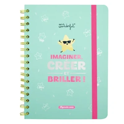 Afbeelding van Mr. Wonderful Wonder 2025 Weekplanner Stel je voor, creëer ... en glans! Inclusief 8 vellen stickers zelfklevende notitieblokken