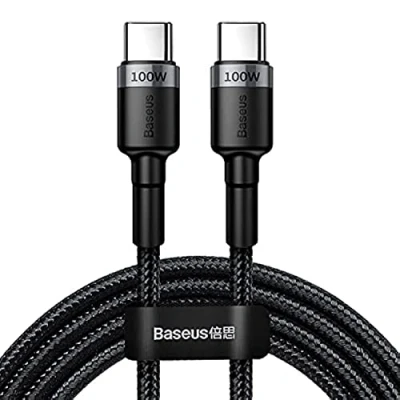 Afbeelding van Baseus Cafule Series 100W PD2.0 Flash Charge USB C Kabel 2m Grijs