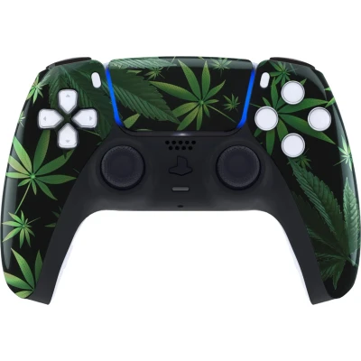 Afbeelding van Clever Gaming PS5 Draadloze Dualsense Controller Weeds Custom