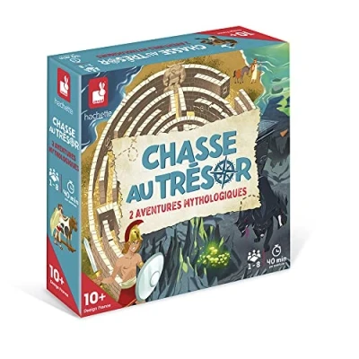 Afbeelding van Janod Schattenjacht mythologische avonturen gezelschapsspel voor kinderen educatief spel Griekse mythologie Franse taal vanaf 10 jaar, J02452