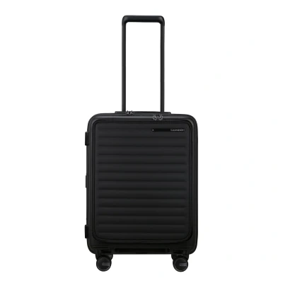 Afbeelding van Samsonite Restackd Spinner 55 EXP Easy Acces black Harde Koffer