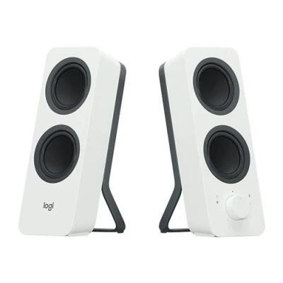 Afbeelding van Logitech Z207 Draadloze pc luidspreker, Bluetooth, stereogeluid, 10 watt piekvermogen, 3,5 mm ingang, hoofdtelefoonaansluiting, Easy Switch Feature, UK stekker, PC/TV/tablet/mobiele telefoon wit