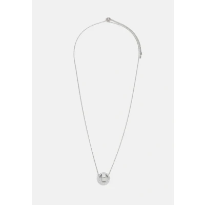 Afbeelding van Swarovski Hollow Pendant Ketting, Dames, Maat: One Size, White