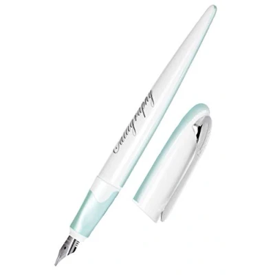 Afbeelding van Online Kalligrafie vulpen, vulpen Air pastel blauw, kalligrafiepen in lijndikte 1,4 mm, voor standaard inktpatronen of converter, incl. combinatiepatroon 10048/3D, blue
