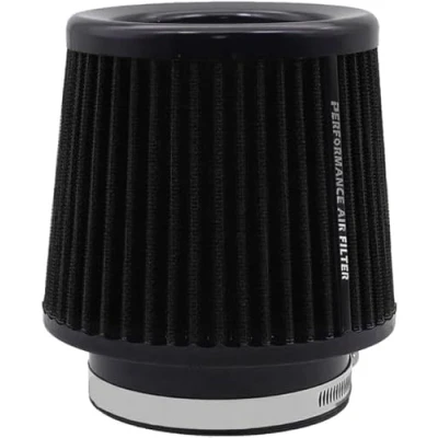 Afbeelding van universeel autoluchtfilter, vervangingsluchtfilter voor 76 mm, 89 101 inlaatset, high performance koudluchtfilter, wasbaar en herbruikbaar, zwart