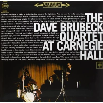 Afbeelding van Dave Brubeck Quartet At Carnegie Hall (2 LP)