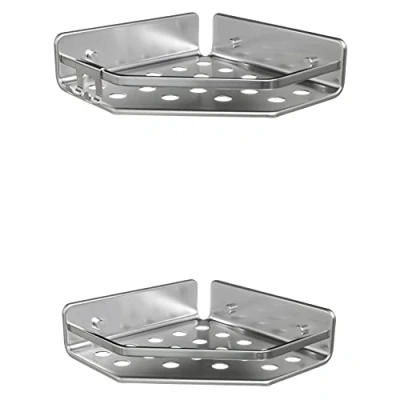 Afbeelding van Tatay Moon 20x20x5.5 Cm Douchehoekmand 2 Eenheden Transparant