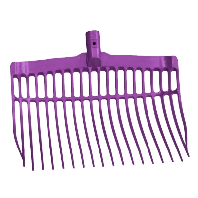 Image de Vplast Fourche à Fumier Plastique sans Manche Violet