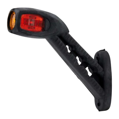 Afbeelding van Pendellicht links rood/oranje/wit LED Aanhangwagen Verlichting Aanhanger Zijverlichting
